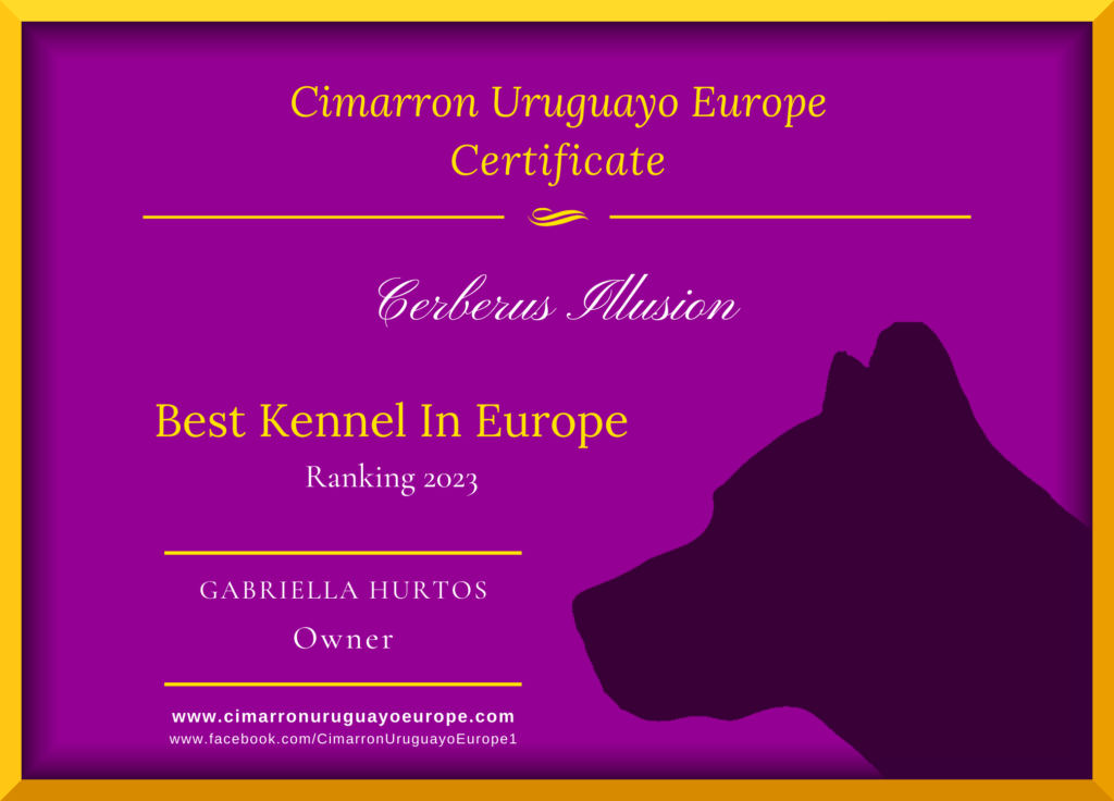Cerberus Illusion Best Kennel In Europe 2023
